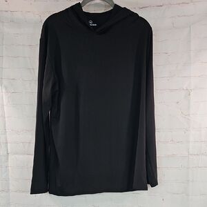Essentials Black Sweatshirt Crew Neck Versatile Knit